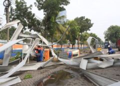 Puting Beliung Rusak Sejumlah Fasilitas di Terminal Kalimas Surabaya